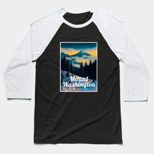 Mount Washington British Columbia Canada ski Baseball T-Shirt